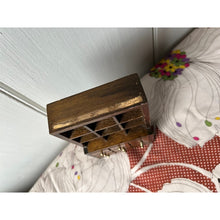 Load image into Gallery viewer, Vintage dollhouse hutch bookcase with drawers 7"