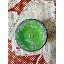 Load image into Gallery viewer, vintage Vogue green needle flower frog cup with lid