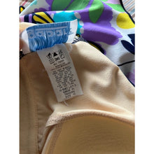 Load image into Gallery viewer, Vintage Gabar swimsuit size 10 connected two piece bold floral print tankini