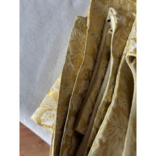 Load image into Gallery viewer, Vintage 60s gold floral brocade cocktail dress handmade 2 piece