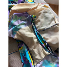 Load image into Gallery viewer, Vintage Gabar swimsuit size 10 connected two piece bold floral print tankini