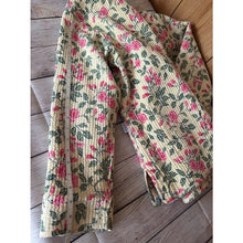 Load image into Gallery viewer, Henna Indian quilted jacket one size reversable floral print button up