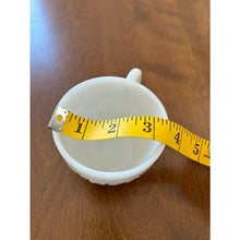 Load image into Gallery viewer, McKee diamond pressed milk glass tea cups mugs mid century punch set of 4