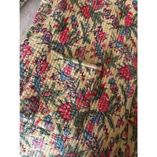 Load image into Gallery viewer, Henna Indian quilted jacket one size reversable floral print button up