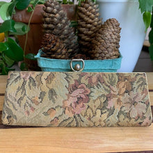 Load image into Gallery viewer, Vintage 1960s Fidelity tapestry wallet with metal clasp 7"