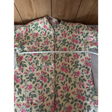 Load image into Gallery viewer, Henna Indian quilted jacket one size reversable floral print button up