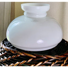 Load image into Gallery viewer, Vintage white milk glass lampshade 7" tall replacement shade