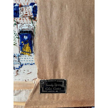 Load image into Gallery viewer, Vintage crewel embroidery framed olde Williamsburg Raleigh tavern impefect