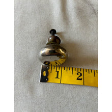 Load image into Gallery viewer, 4 heavy solid brass round drawer knob pulls salvage architectural restoration hardware