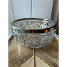 Load image into Gallery viewer, Vintage cut glass English bowl brilliant cut salad bowl