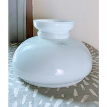 Load image into Gallery viewer, vintage white milk glass lamp shade french farmhouse