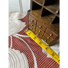 Load image into Gallery viewer, Vintage dollhouse hutch bookcase with drawers 7"