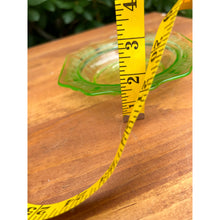 Load image into Gallery viewer, Anchor hocking 8" sandwich plate princess green uranium glass