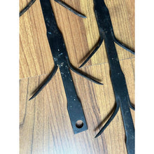 Load image into Gallery viewer, Antique wrought iron primitive drying hooks set of two corn herbs