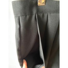 Load image into Gallery viewer, Vintage pleated skirt black size 18 mid calf new old stock