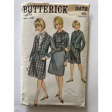 Load image into Gallery viewer, Butterick pattern 3472 blazer skirt set size 10 12 14 16 18