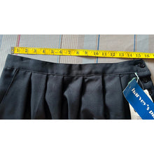 Load image into Gallery viewer, Vintage pleated skirt black size 18 mid calf new old stock