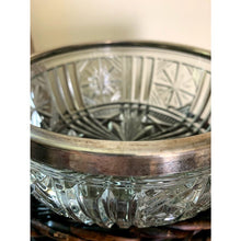 Load image into Gallery viewer, Vintage cut glass English bowl brilliant cut salad bowl