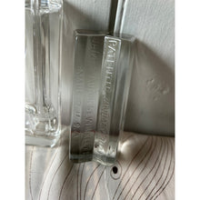 Load image into Gallery viewer, Antique Victor glass inkwell and pen rest three pieces