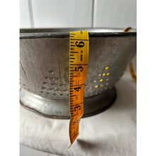 Load image into Gallery viewer, Antique dairy strainer kitchen colander oversized with handles barn find