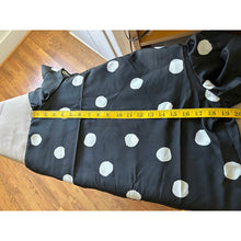 Load image into Gallery viewer, Vintage 80s secretary top size 14 polka dots new old stock puff sleeve