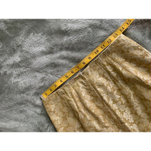 Load image into Gallery viewer, Vintage 60s gold floral brocade cocktail dress handmade 2 piece
