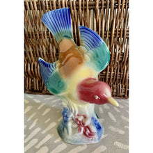Load image into Gallery viewer, Royal Copley Windsor bird figurine swallow ceramic colorful 7.5"