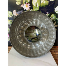 Load image into Gallery viewer, Large vintage antique metal pudding bundt cake mold 11"