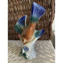 Load image into Gallery viewer, Royal Copley Windsor bird figurine swallow ceramic colorful 7.5"