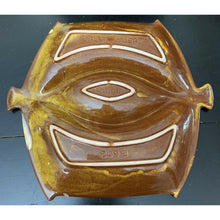 Load image into Gallery viewer, Vintage 60s mcm Marcia ceramic serving dish tray chips dip party