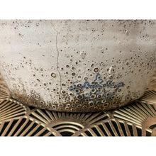 Load image into Gallery viewer, Antique baked bean pot crock with handles stoneware ceramic imperfect