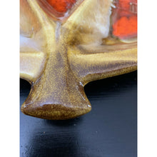 Load image into Gallery viewer, Vintage 60s mcm Marcia ceramic serving dish tray chips dip party