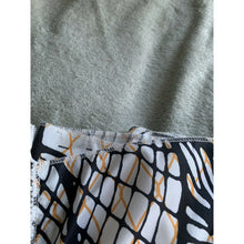 Load image into Gallery viewer, Vintage long maxi wrap skirt cover up size M/L geometric semi sheer elastic waist