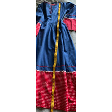 Load image into Gallery viewer, Vintage 70s maxi prairie dress homemade size small long sleeves