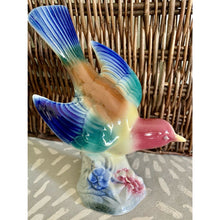 Load image into Gallery viewer, Royal Copley Windsor bird figurine swallow ceramic colorful 7.5"