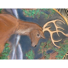 Load image into Gallery viewer, Vintage Holland Mold ceramic wall art deer/buck