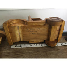 Load image into Gallery viewer, Vintage wood toy truck