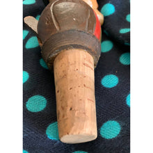 Load image into Gallery viewer, Vintage black forest carved wood bottle stopper old man with puppet mouth