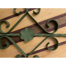 Load image into Gallery viewer, Vintage Home Interior Gothic Green Wrought Iron Candleholder Sconce