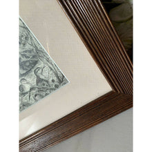 Load image into Gallery viewer, Maine marsh framed pen and ink Downeast print