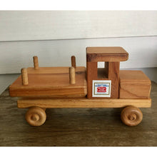 Load image into Gallery viewer, Wood toy truck