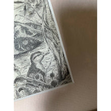 Load image into Gallery viewer, Maine marsh framed pen and ink Downeast print