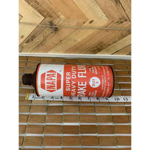 Load image into Gallery viewer, Vintage Metal Can Napa Brake Fluid oil rusty with lid