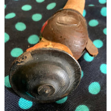 Load image into Gallery viewer, Vintage black forest carved wood bottle stopper old man with puppet mouth