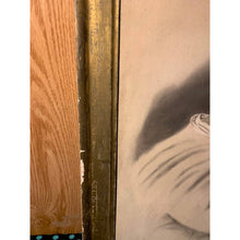 Load image into Gallery viewer, Antique painting figural baby framed portrait