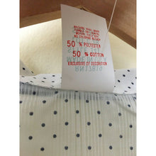 Load image into Gallery viewer, 1980s blouse size 36 deadstock polka dot belted button up
