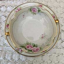 Load image into Gallery viewer, Antique hand painted Nipon bowl and plate set