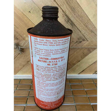 Load image into Gallery viewer, Vintage Metal Can Napa Brake Fluid oil rusty with lid