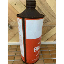 Load image into Gallery viewer, Vintage Metal Can Napa Brake Fluid oil rusty with lid