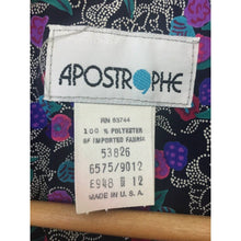 Load image into Gallery viewer, Vintage 80s skirt & blouse set 1980s with shoulder pads and ruffle skirt